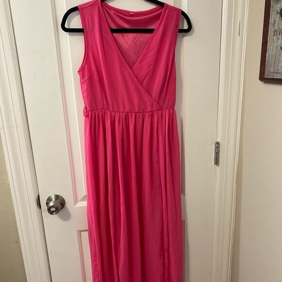 Maxi pink dress - Picture 1 of 5